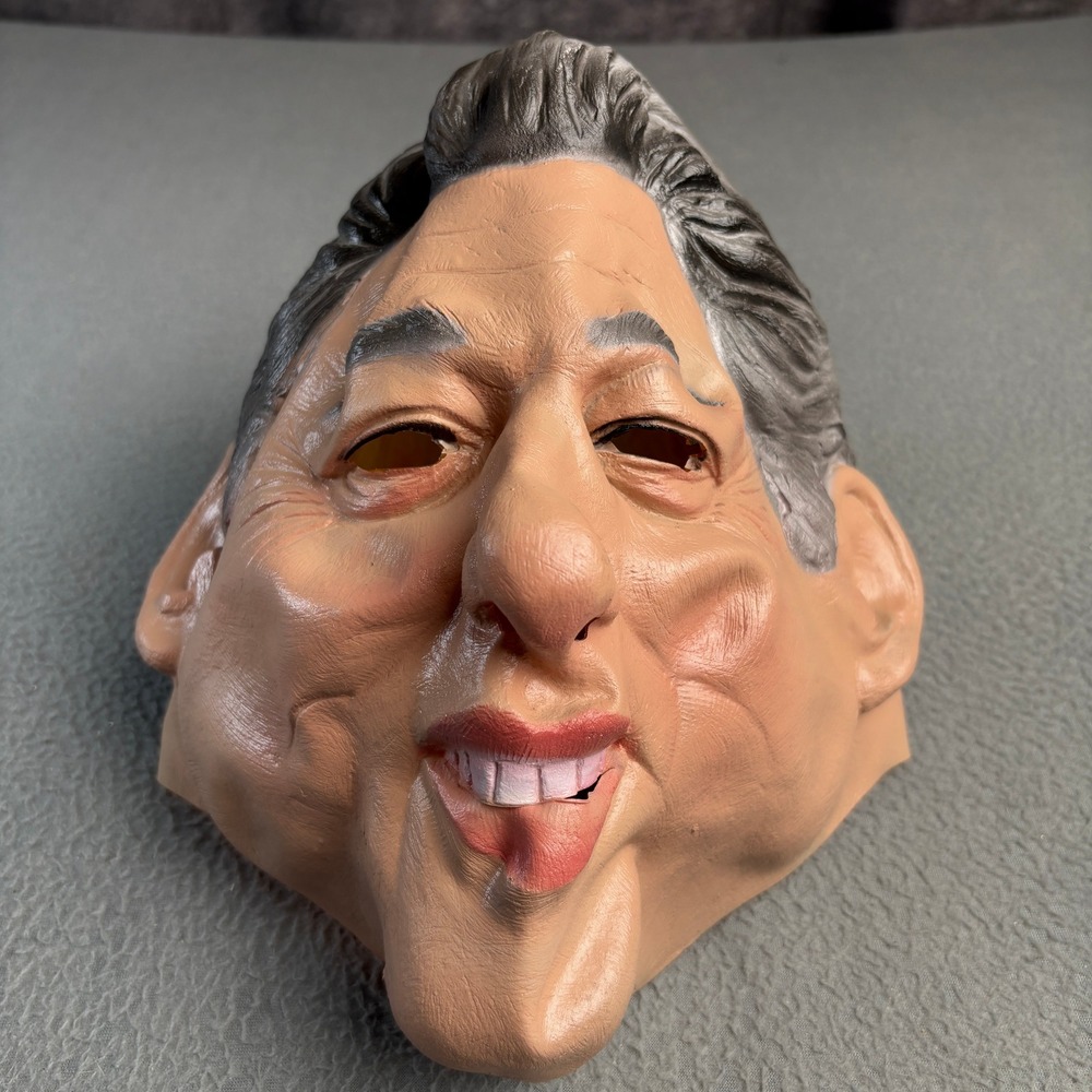 Vintage 1992 Cesar Bill Clinton Rubber Mask 90s Political Caricature Costume